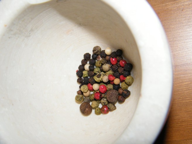 Mixed peppercorns