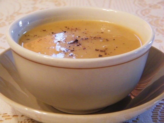 Spiced Squash, Fennel, and Pear Soup.