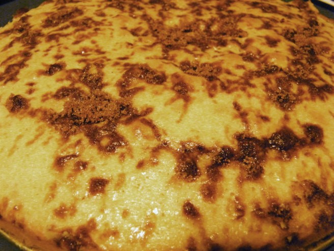 The cake, in bad lighting. The cake, in bad lighting.