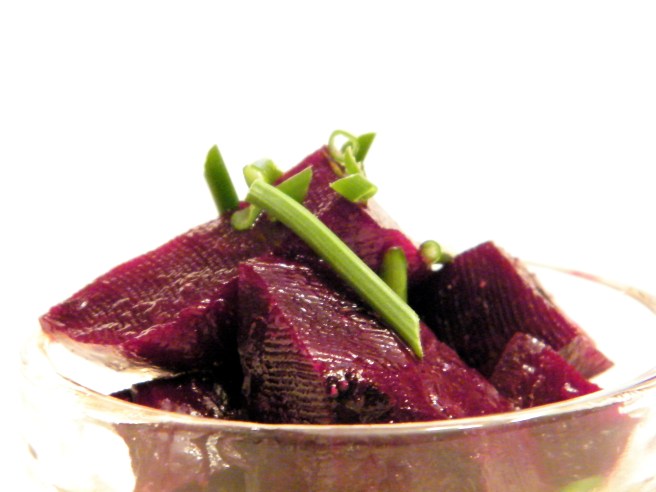 Close up of beet salad Close up of beet salad