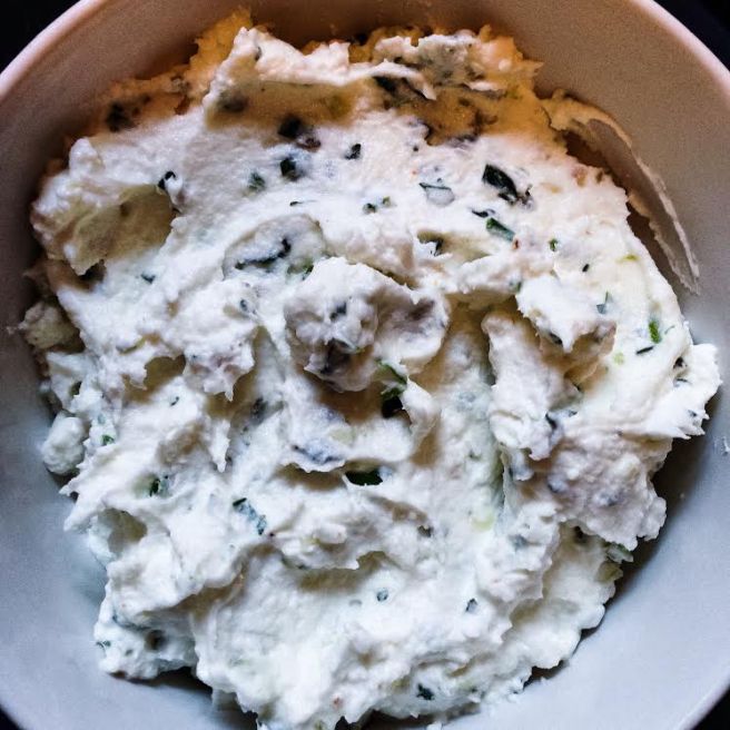 Herbed Water Buffalo Cheese