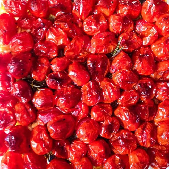Roasted cherry tomatoes