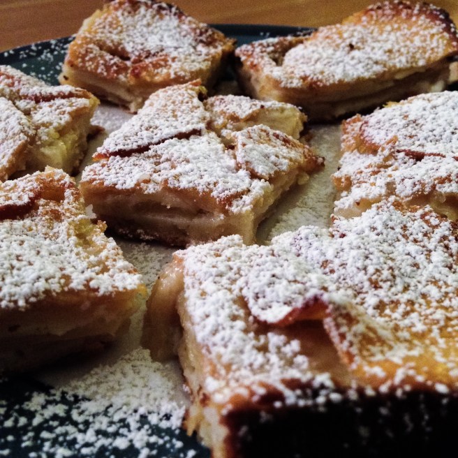 Custardy Apple Squares