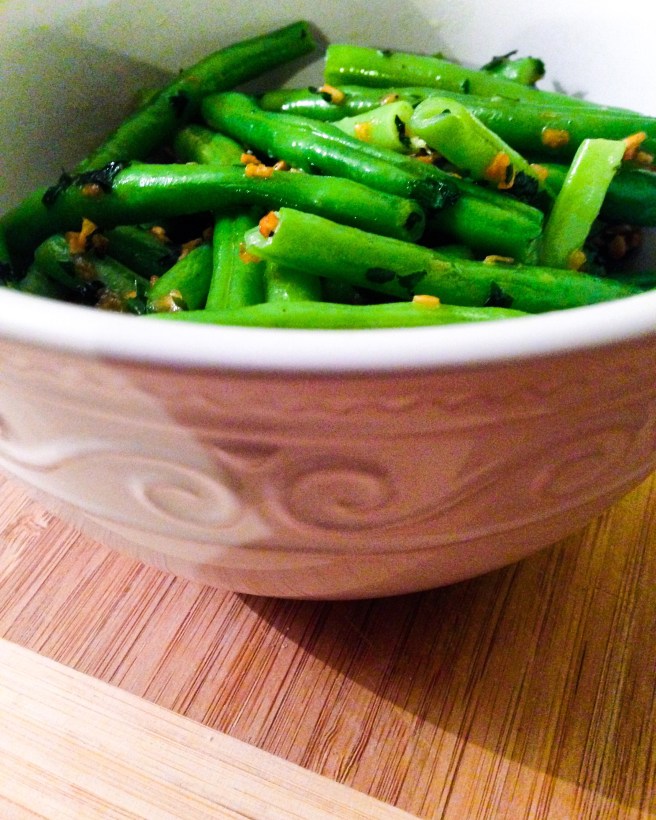 Green Beans with Snail Butter