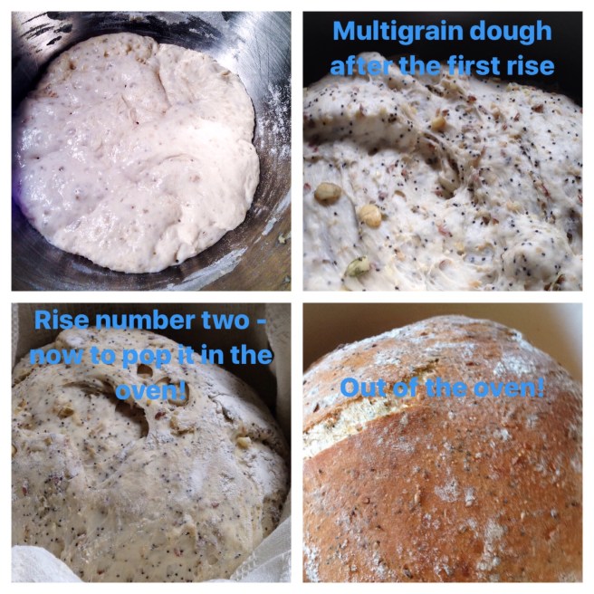 Multigrain Bread, from starter to finish.