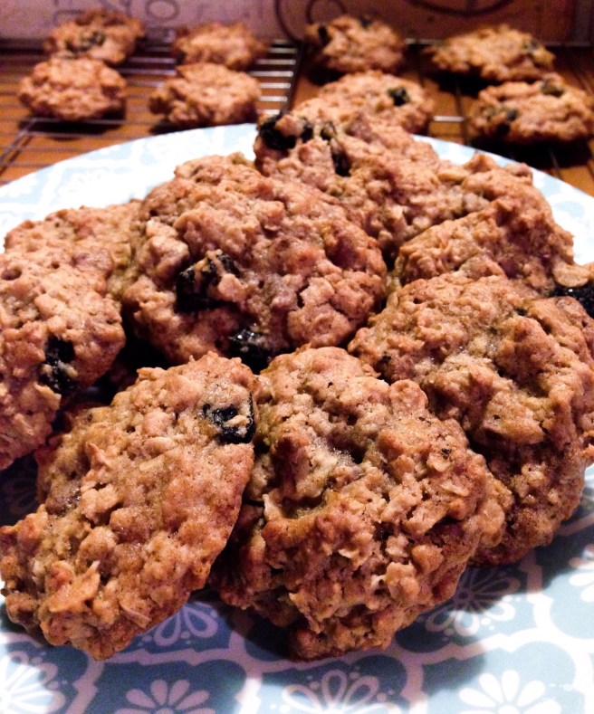 Oatmeal raisin milk chocolate Crash-O cookies