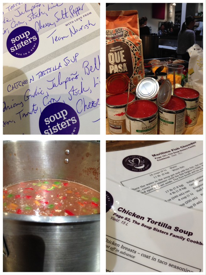 Making Chicken Tortilla Soup