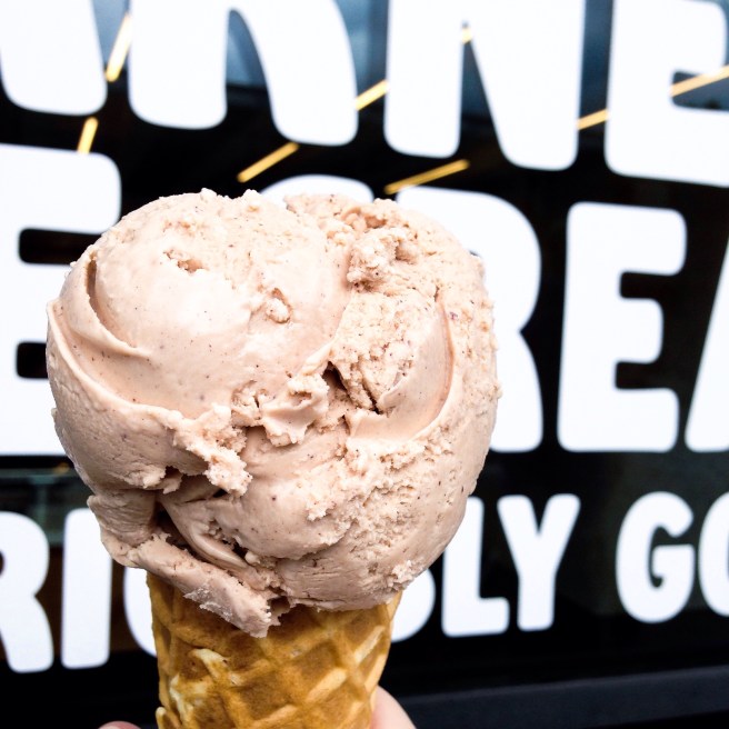 Ghost Chocolate ice cream at Earnest Ice Cream