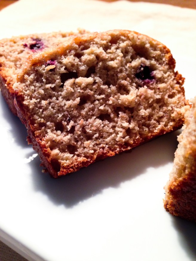 Banana Blueberry Oat Loaf